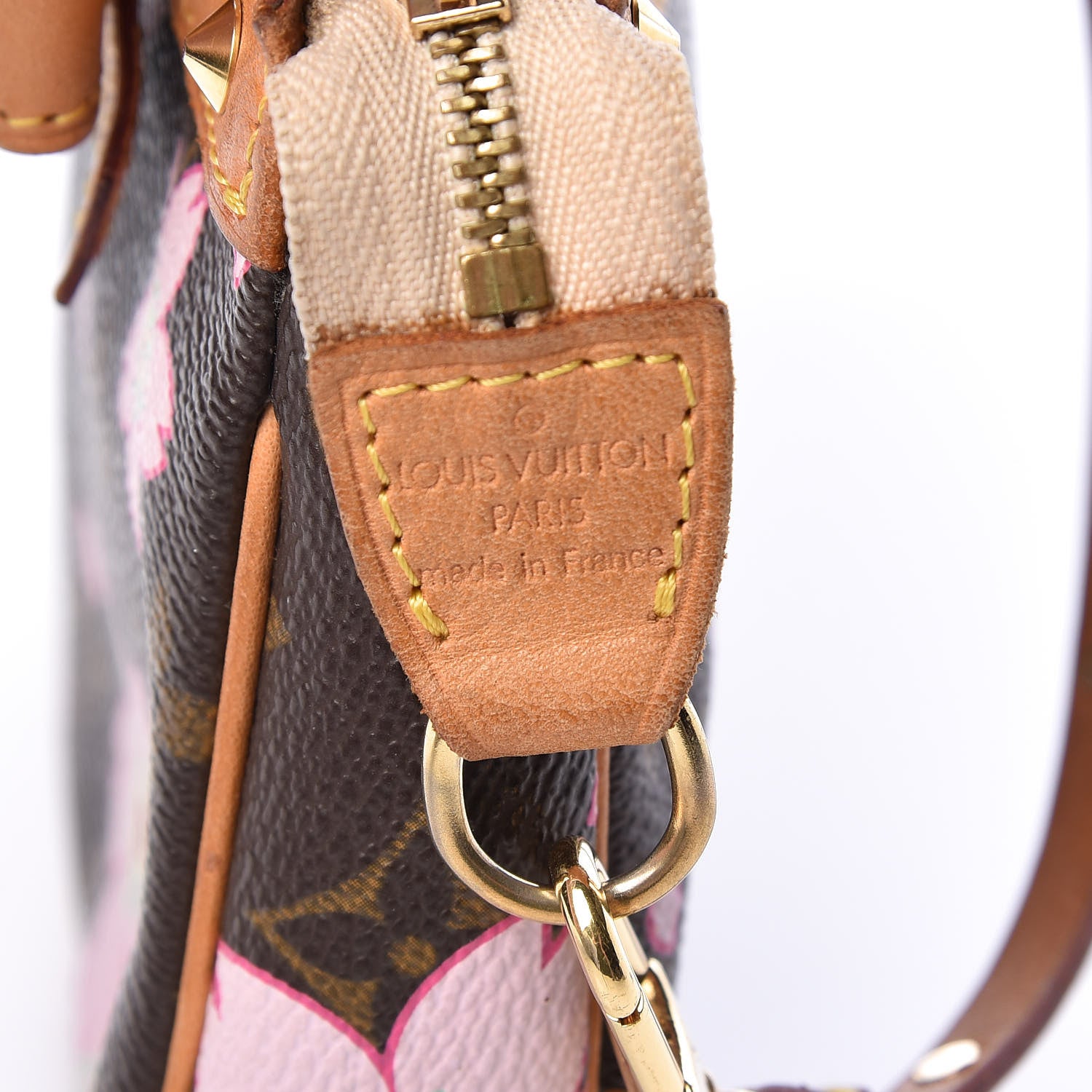 Louis Vuitton Monogram Cherry Blossom Pochette Accessories Brown 6 of 17