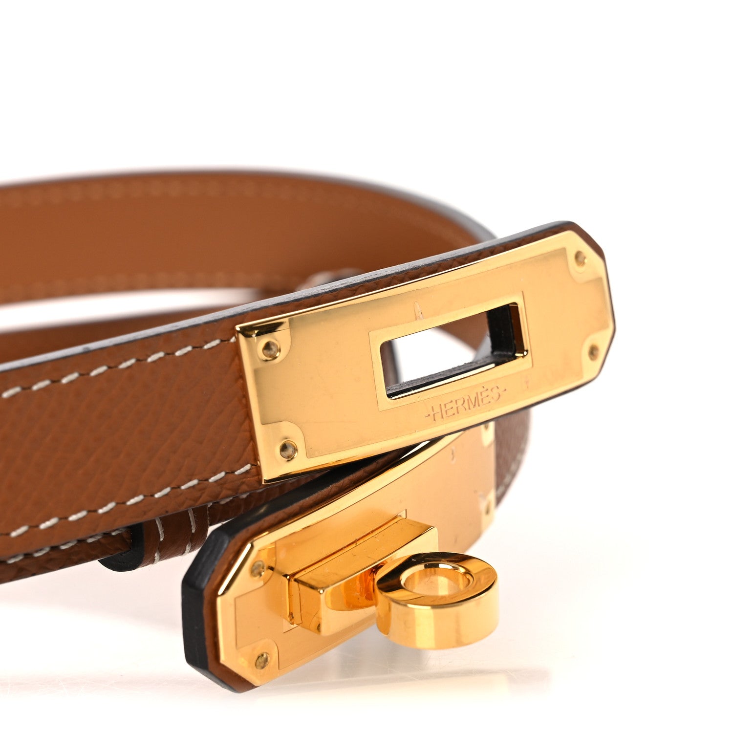 Hermes Epsom Kelly Belt Gold 4 of 4