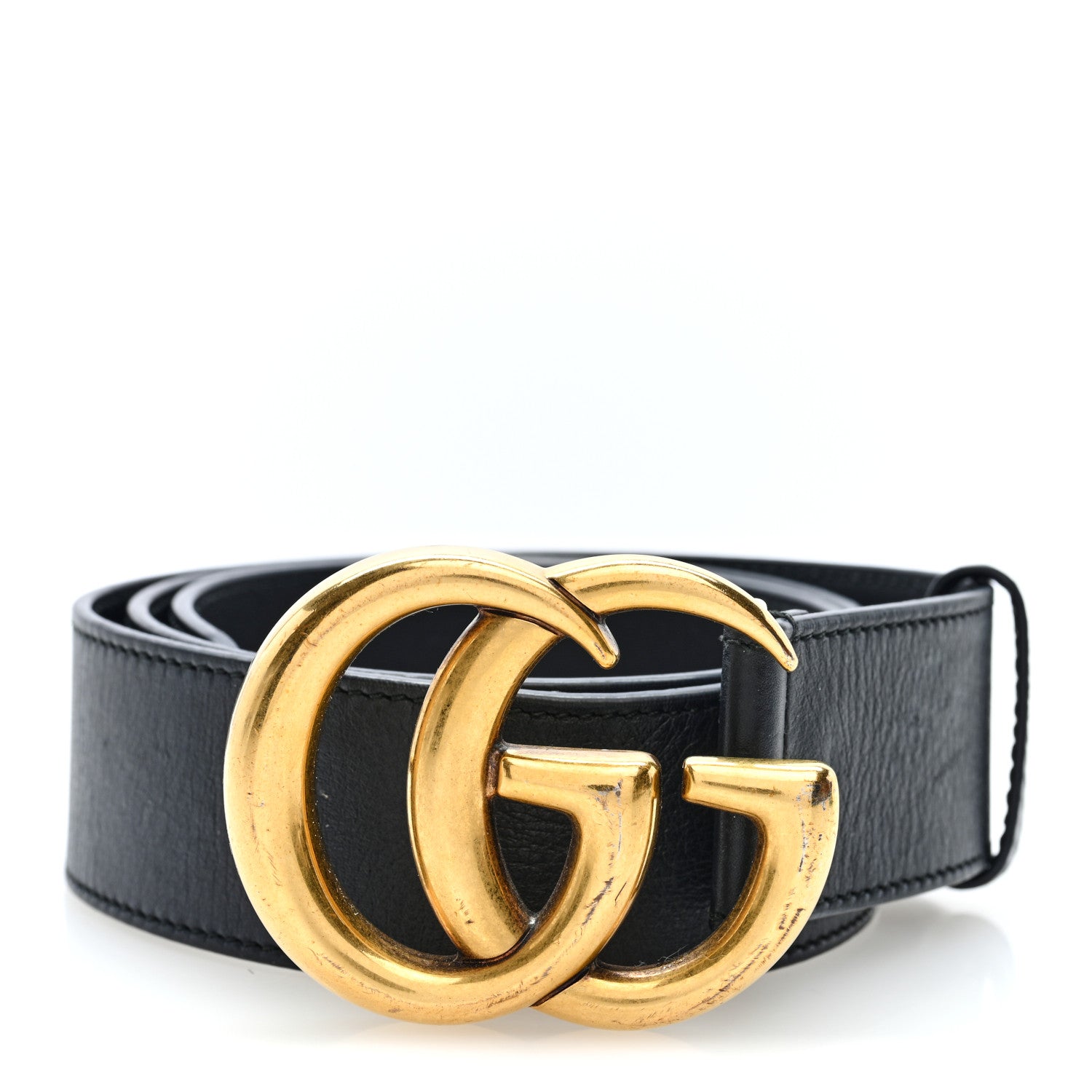 Gucci Calfskin Double G 40mm Belt 85 34 Black 1 of 4