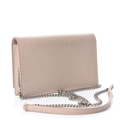 Saint Laurent Smooth Calfskin Classic Monogram Kate Tassel Chain Wallet Marble Pink 3 of 10