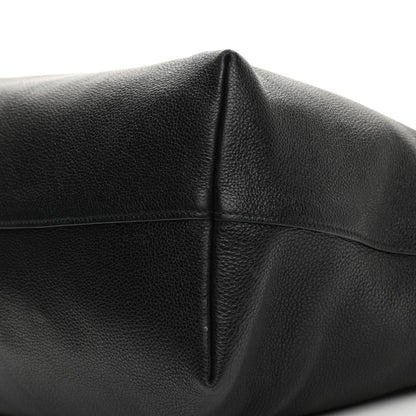 Prada Vitello Daino Zip Shopping Tote Black 9 of 11