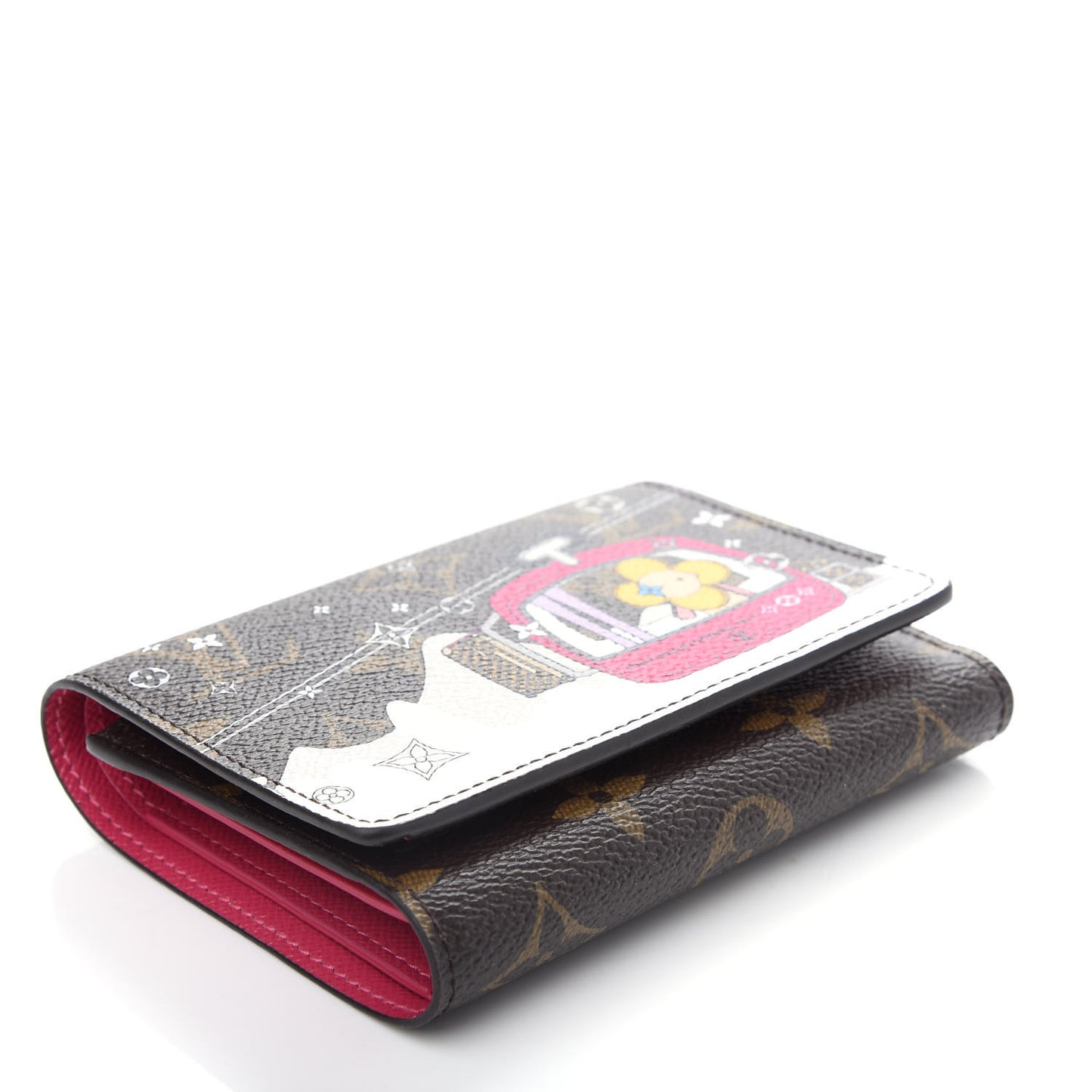 Monogram 2019 Christmas Animation Victorine Wallet Fuchsia