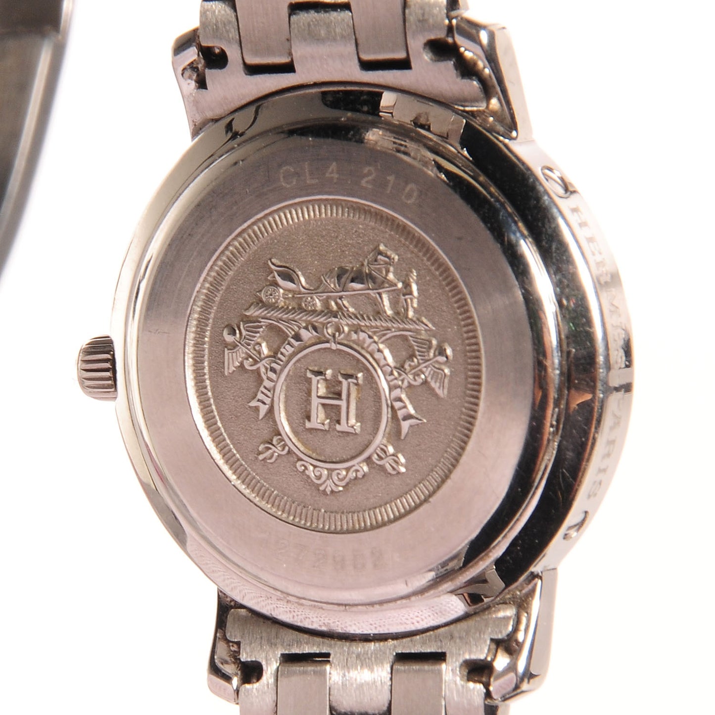 Stainless Steel 24mm Clipper Quartz Watch White