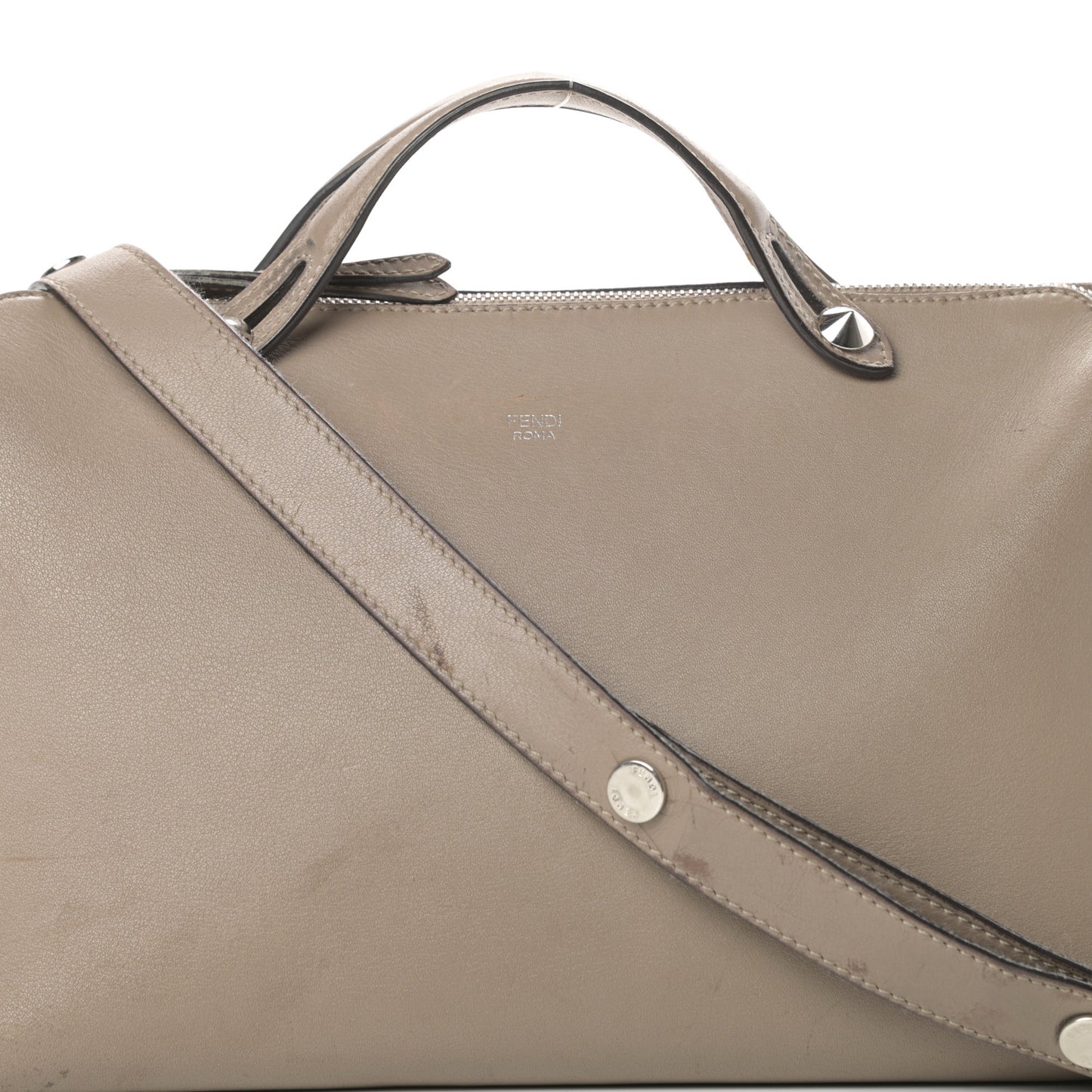 Vitello Dolce Large By The Way Boston Bag Tortora