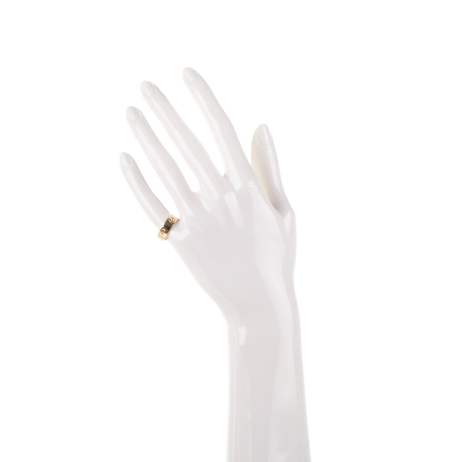 Cartier 18K Yellow Gold 5.5mm LOVE Ring 48 4.5 2 of 4