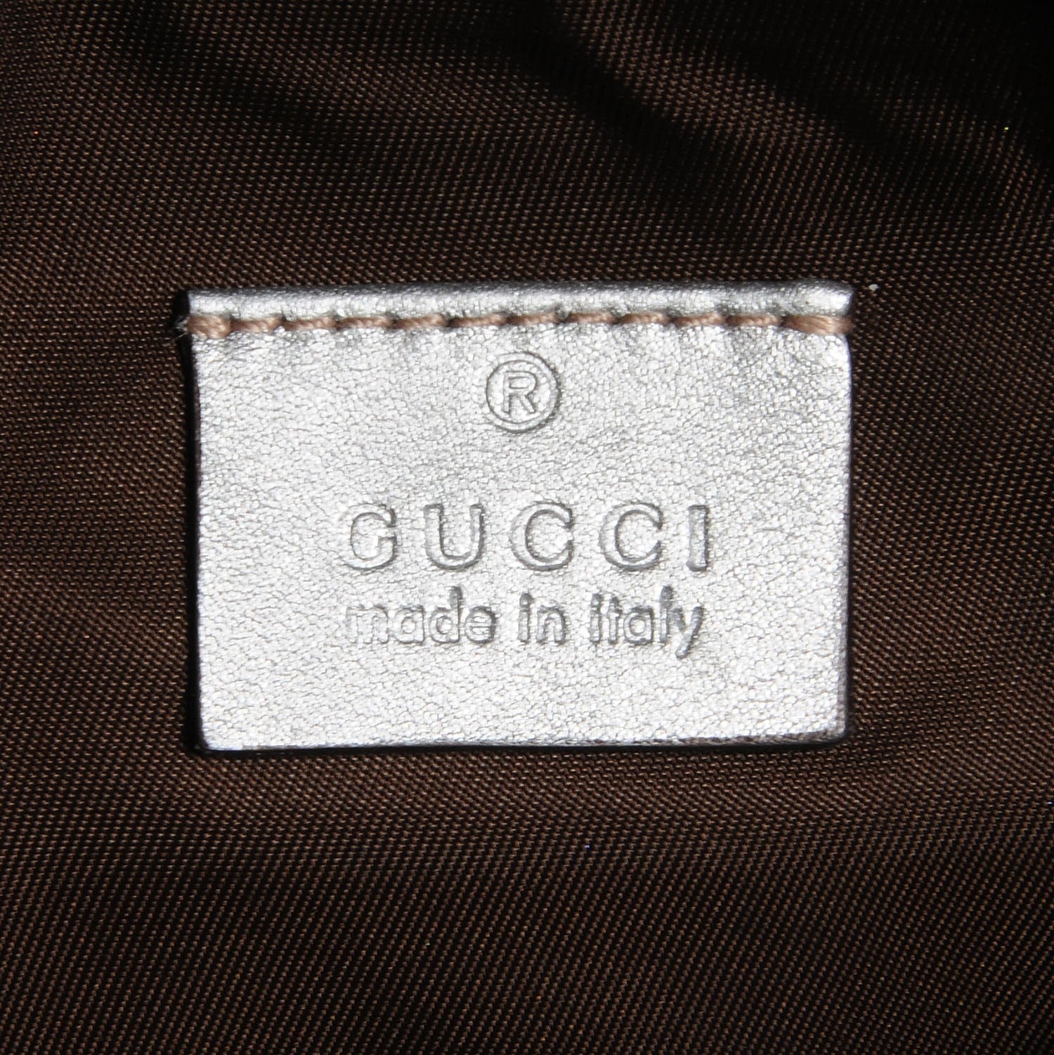 Gucci Guccissima New Britt Wristlet Silver 6 of 7