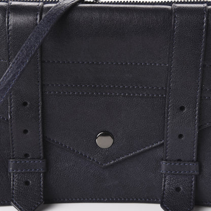 Proenza Schouler Lambskin PS1 Large Chain Wallet Midnight 9 of 11