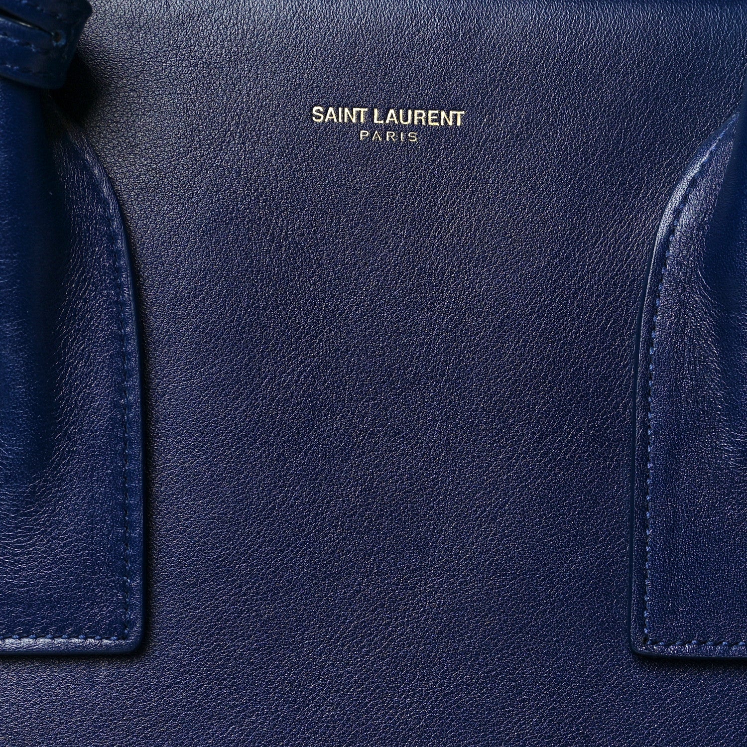 Saint Laurent Calfskin Large Sac De Jour Carryall Navy 8 of 12