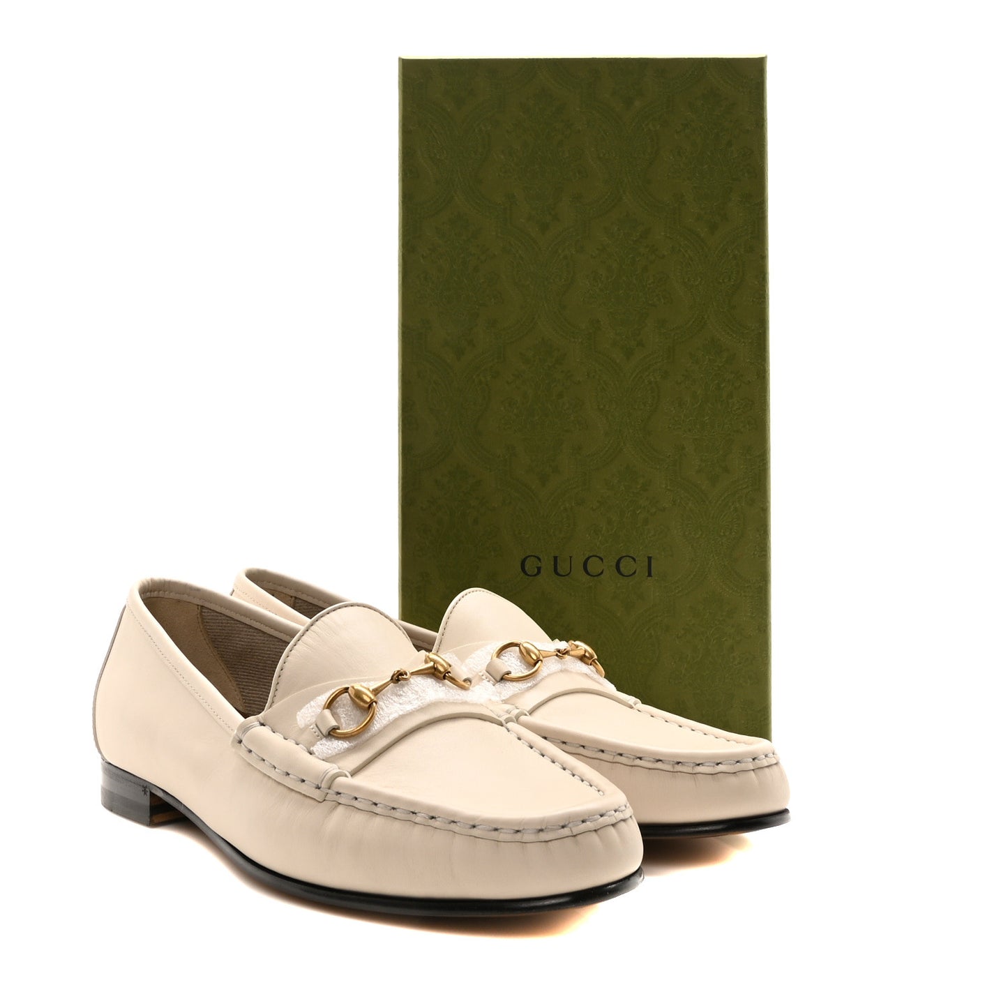Betis Glamour Calfskin Womens 1953 Horsebit Loafers 41 Mystic White