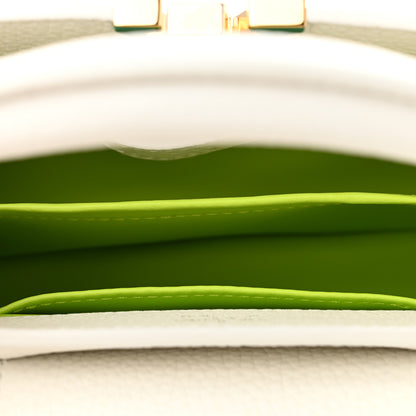 Louis Vuitton Taurillon Braided Capucines Mini Vert 6 of 11