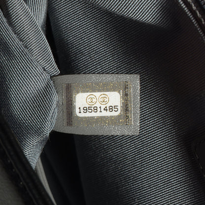 Chanel Metallic Calfskin Large Boy Flap Black 8 of 9