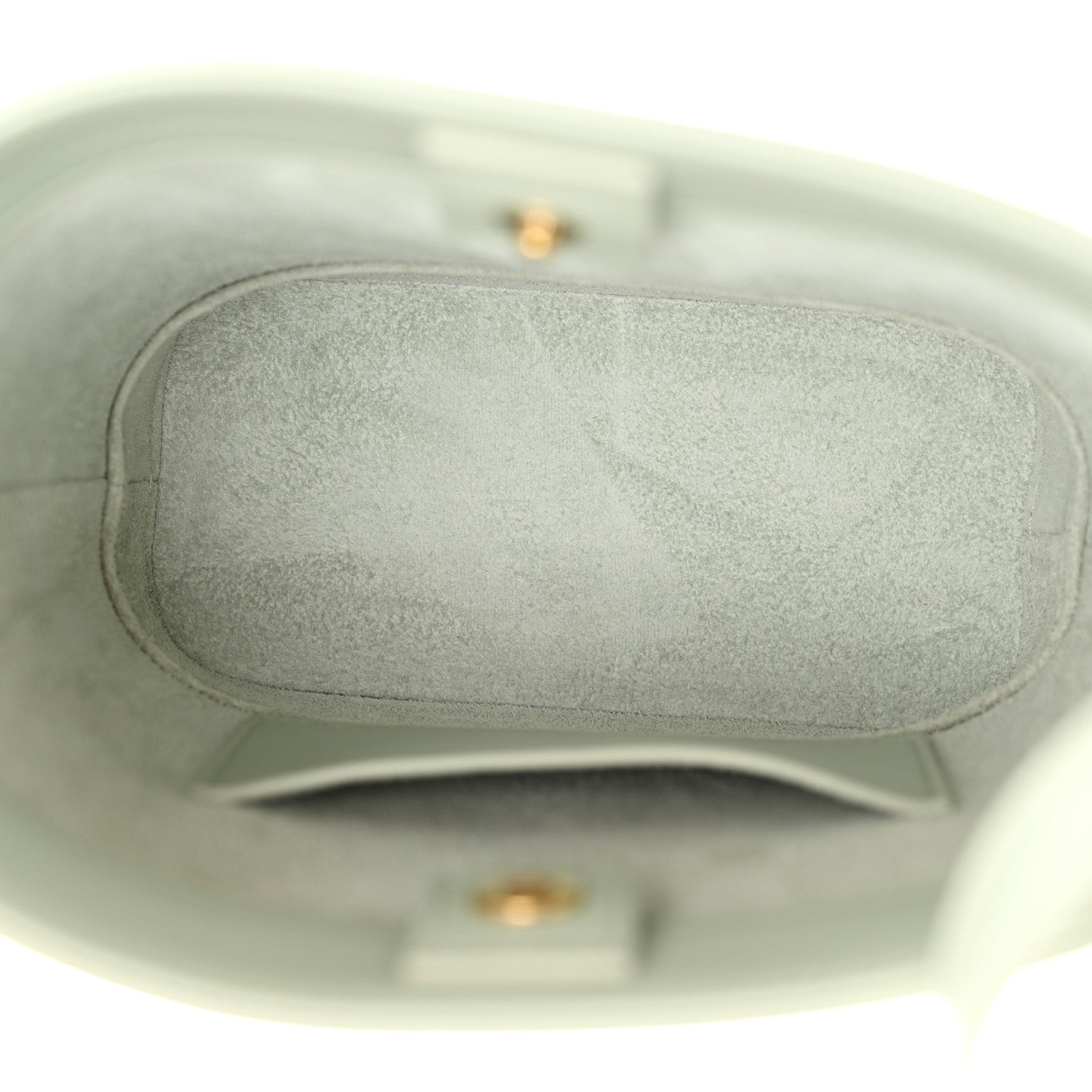 Celine Smooth Calfskin Mini Cuir Triomphe Bucket Bag Jade 5 of 12