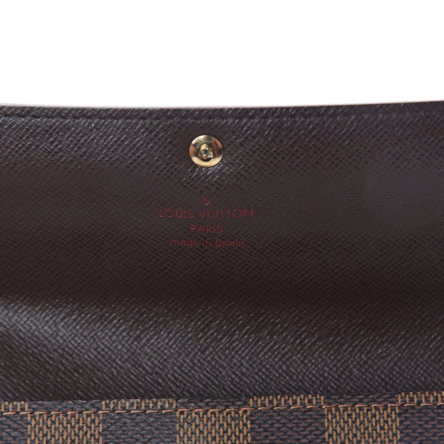Louis Vuitton Damier Ebene Sarah Wallet 5 of 5
