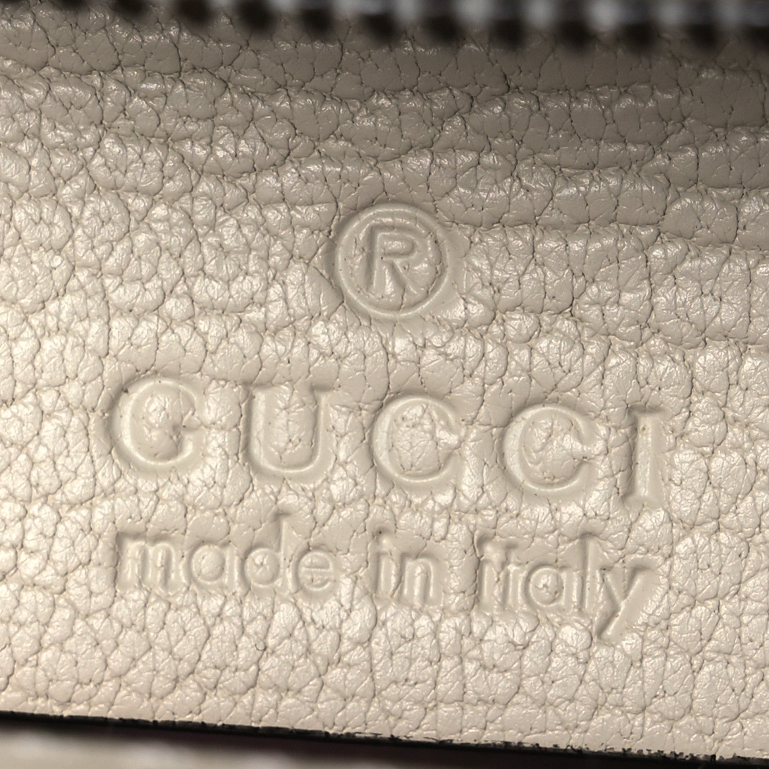 Gucci Calfskin Snakeskin Medium Ottilia Top Handle Bag  White Black 8 of 16