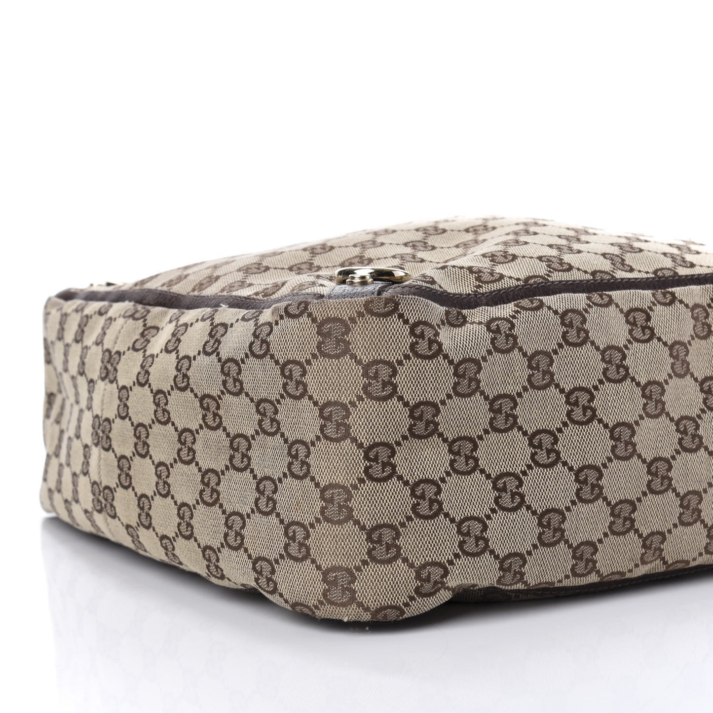 Monogram Abbey Tote Dark Brown