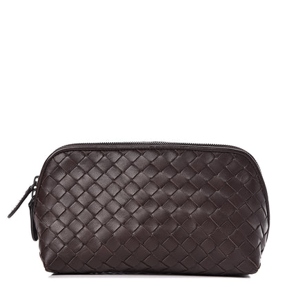 Bottega Veneta Nappa Intrecciato Cosmetic Pouch Ebano 1 of 7