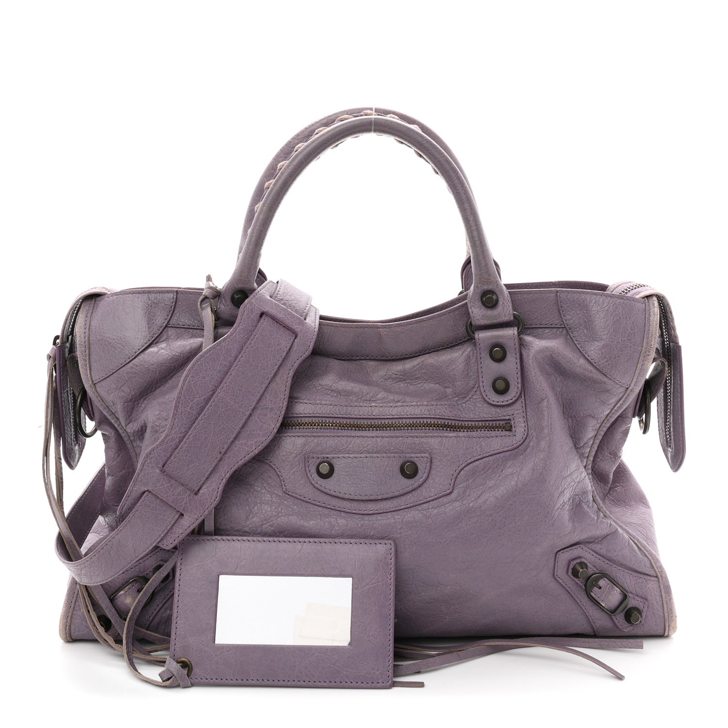 Balenciaga Agneau Classic Hardware City Glycine 3 of 11
