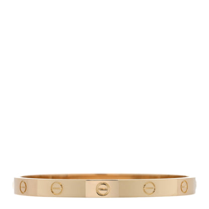 Cartier 18K Yellow Gold LOVE Bracelet 18 1 of 7