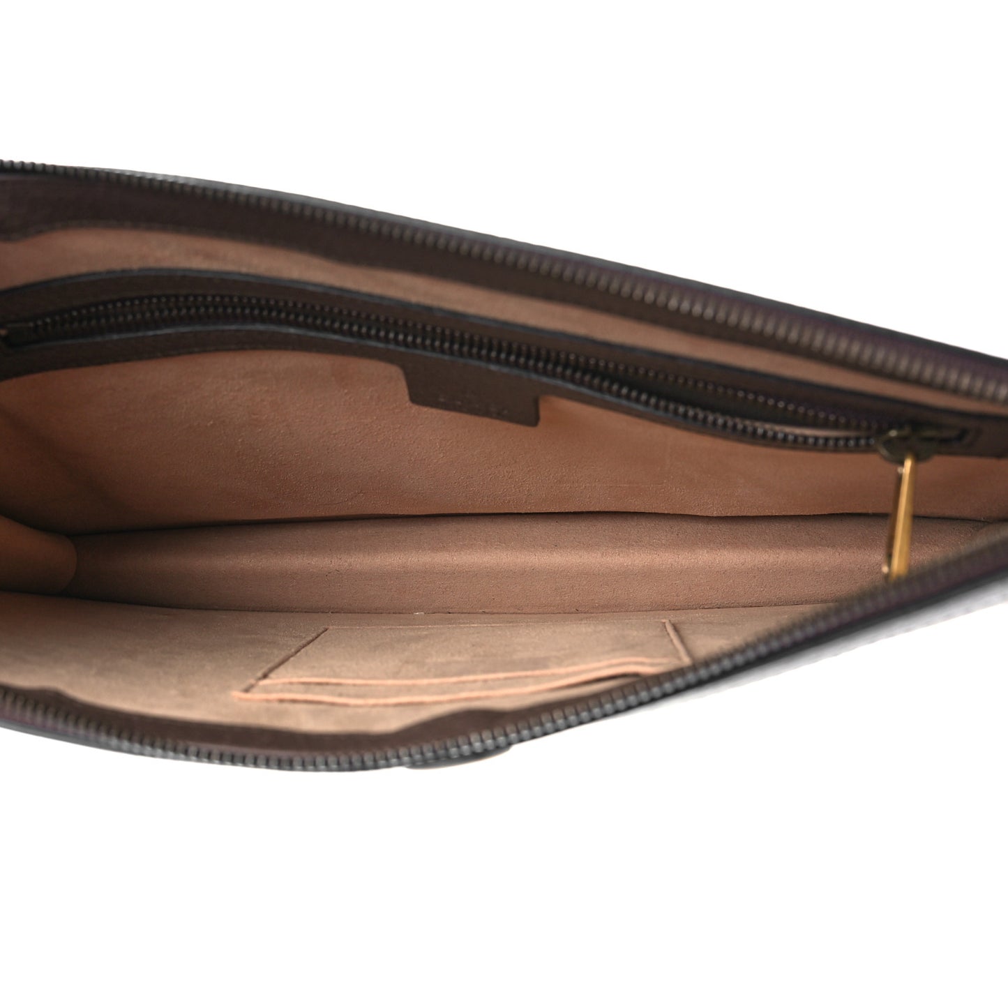 GG Supreme Monogram Web Ophidia Portfolio Pouch Beige New Acero