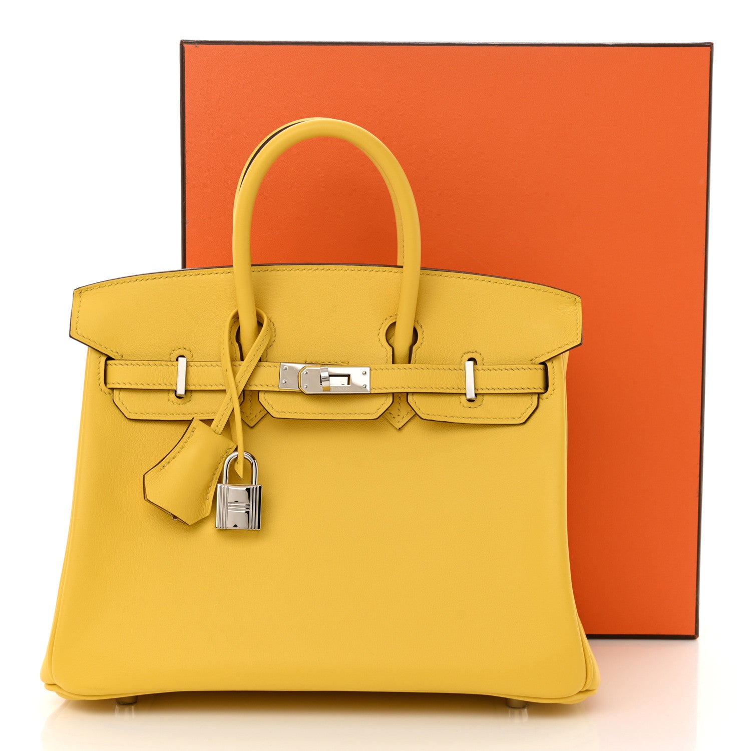 Hermes Swift Birkin 25 Jaune De Naples 12 of 12