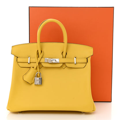 Hermes Swift Birkin 25 Jaune De Naples 12 of 12