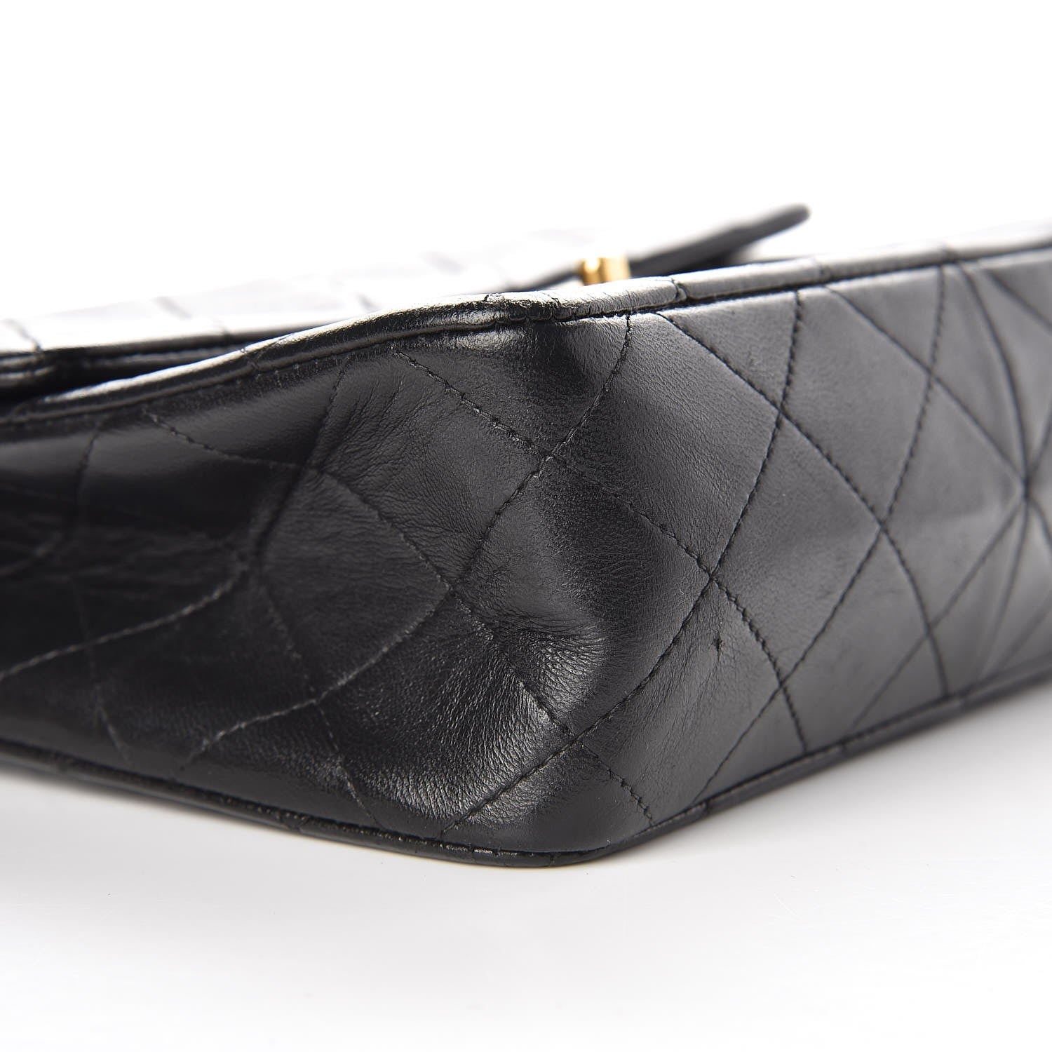 Chanel Lambskin Quilted Small Single Flap Black 11 of 12