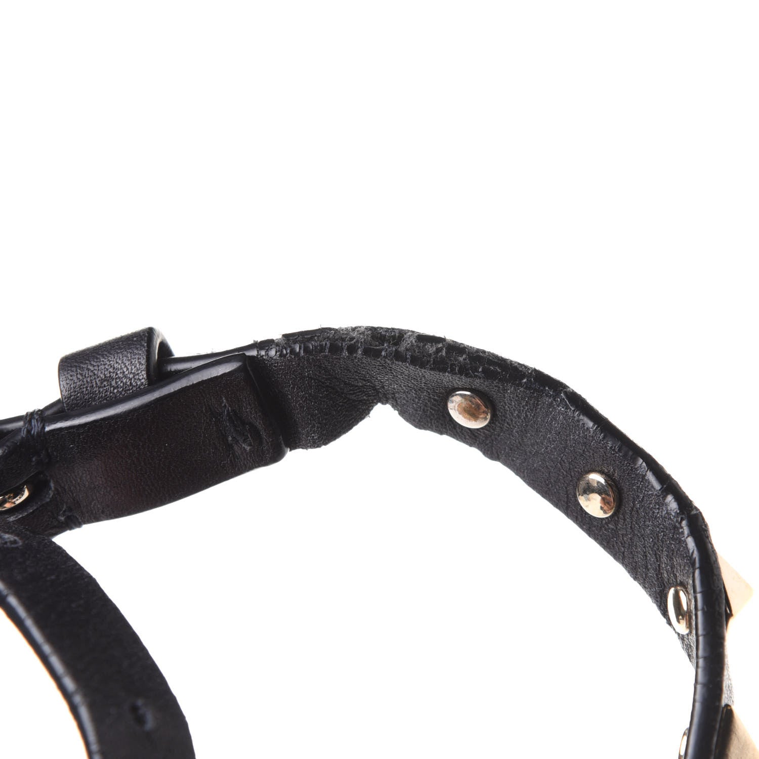 Valentino Garavani Vitello Rockstud Flip Lock Shoulder Flap Bag Black 12 of 12