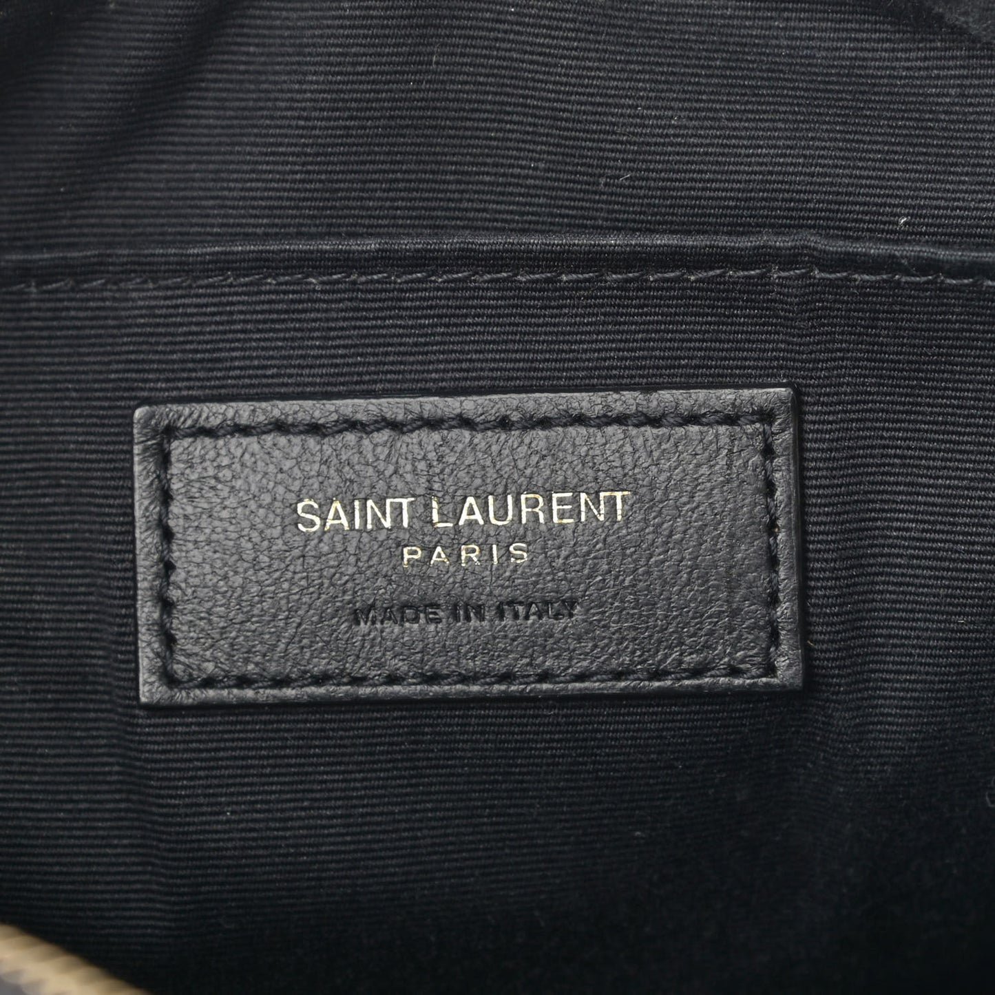 Calfskin Matelasse Monogram Lou Camera Bag Black