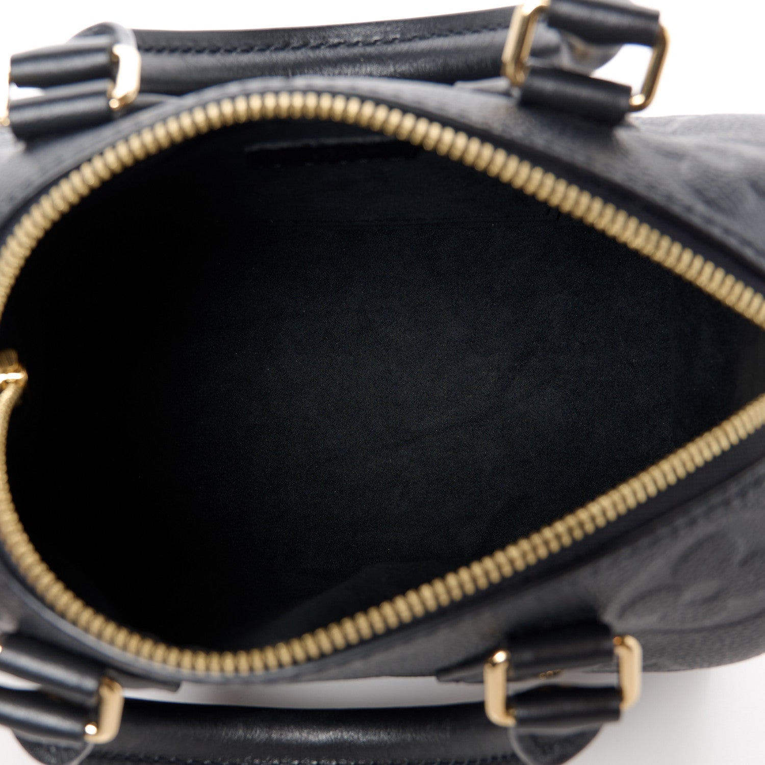 Louis Vuitton Empreinte Monogram Giant Speedy Bandouliere 20 Black 5 of 12