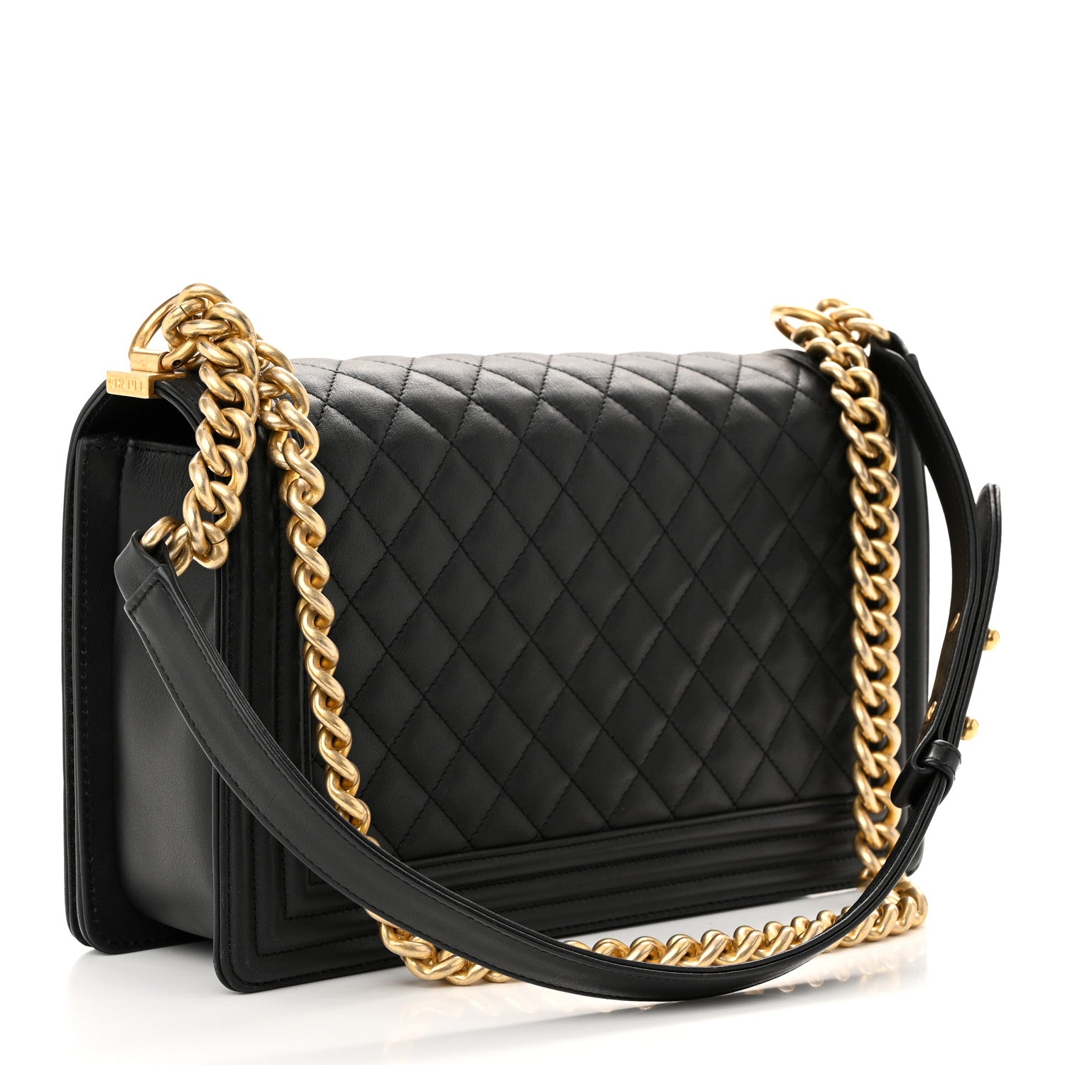 Chanel Calfskin Quilted New Medium Boy Flap Black 3 of 10