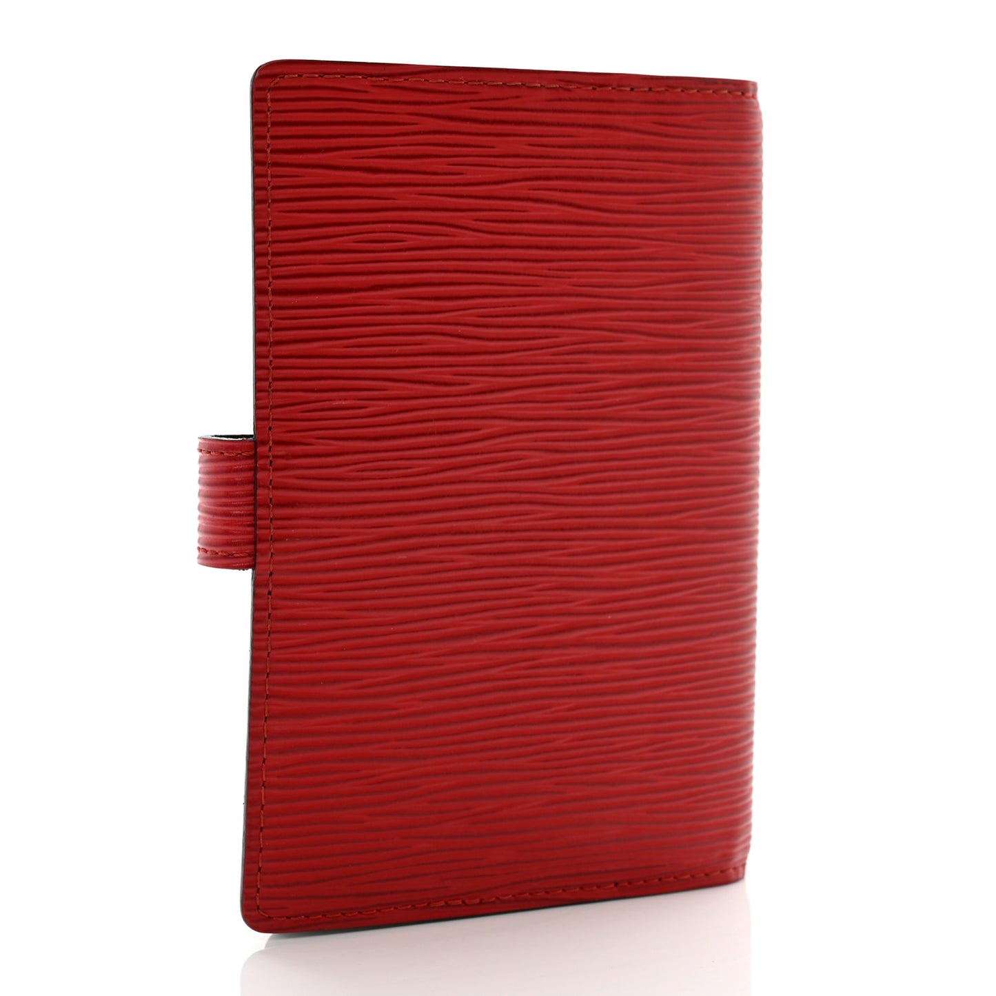 Epi Medium Ring Agenda Cover Rouge