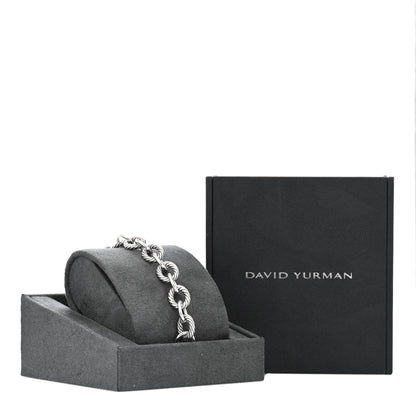 David Yurman Sterling Silver 10mm Medium Oval Link Bracelet 4 of 4