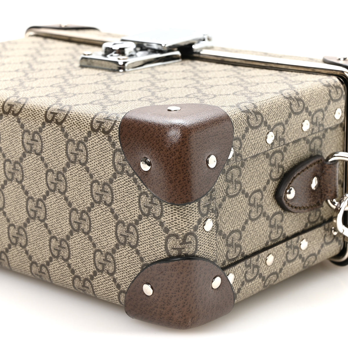 Gucci GG Supreme Monogram Globe-Trotter Beauty Case Brown 10 of 10