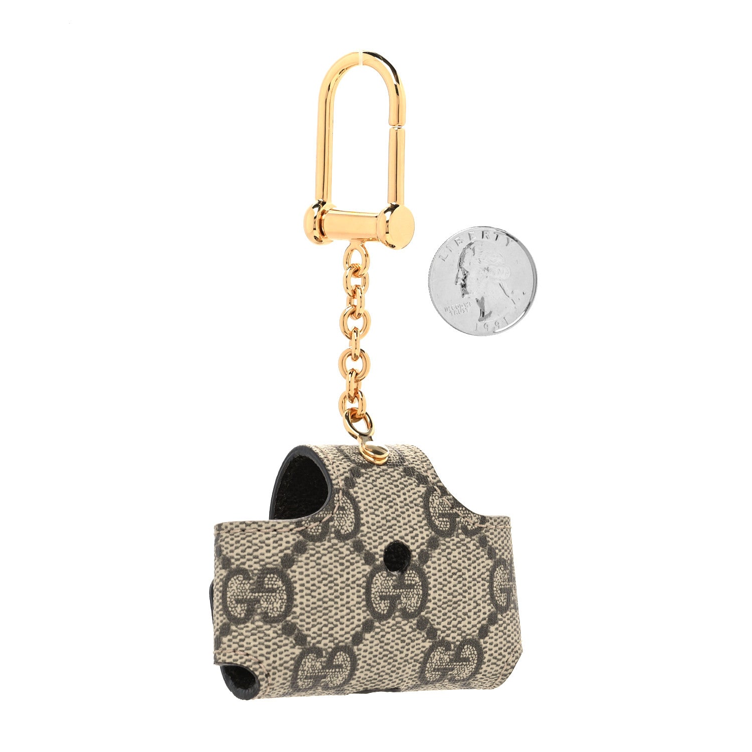 Gucci GG Supreme Monogram Ophidia AirPods Pro Case 2 of 4
