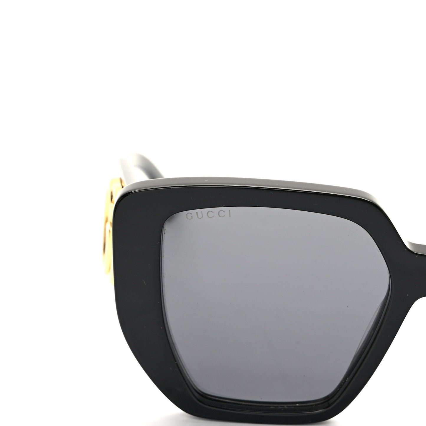 Acetate Square Frame Sunglasses GG0956S Black