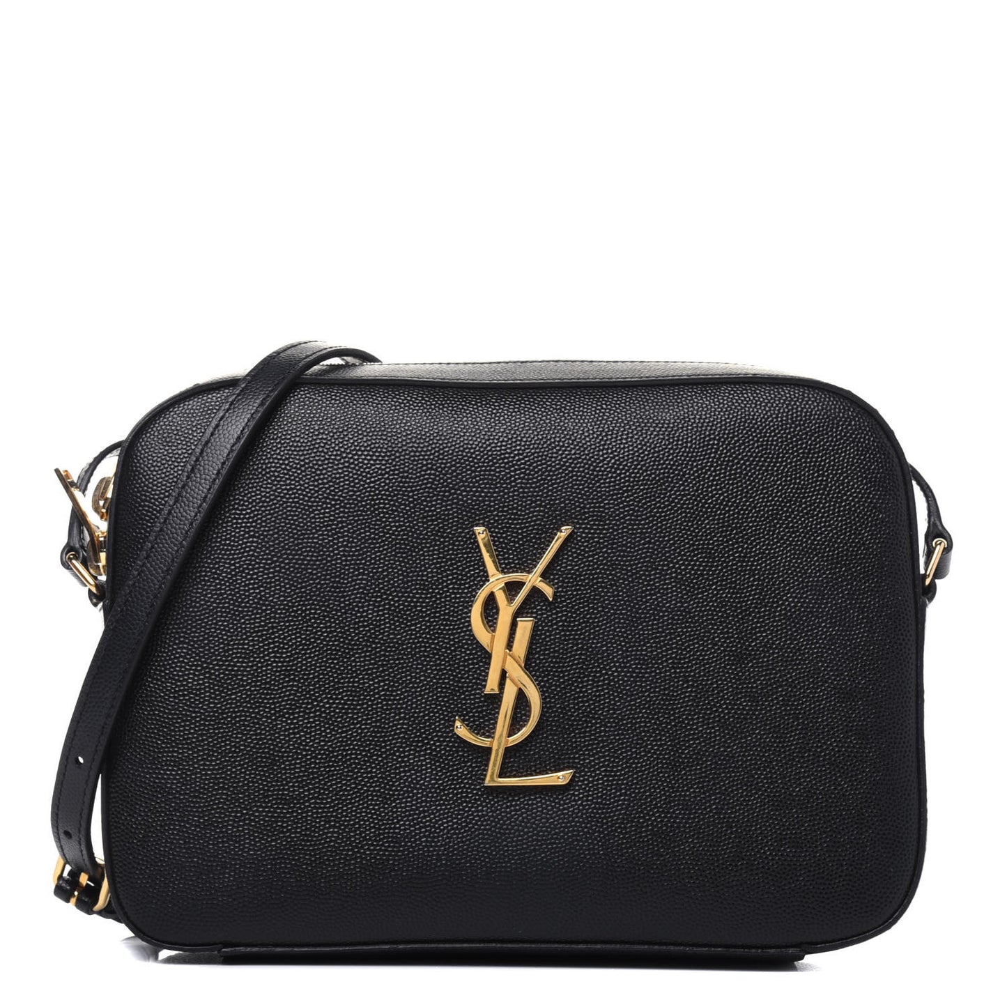 Grain De Poudre Medium Classic Monogram Camera Bag Black