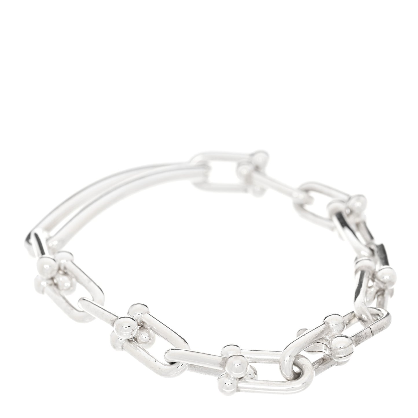 Sterling Silver HardWear Elongated Link Bracelet
