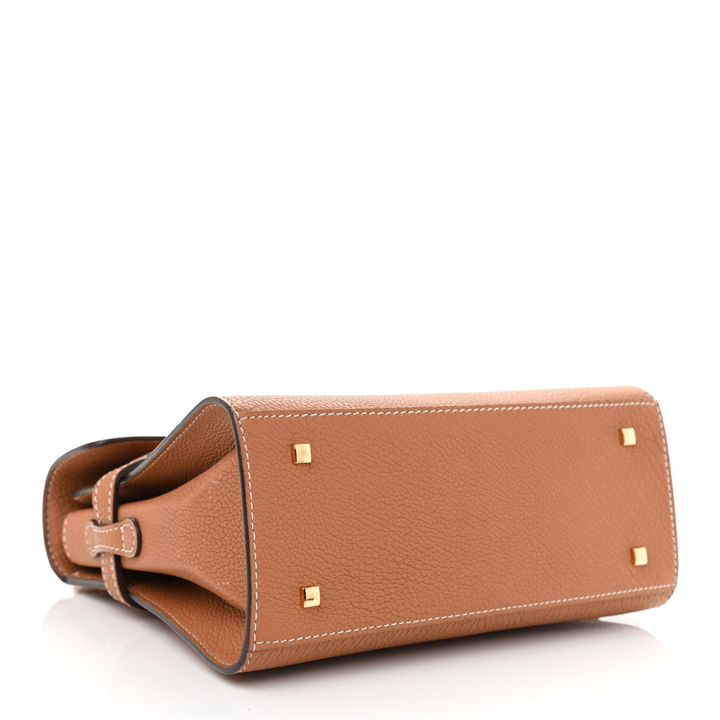 Crispy Calfskin Mini Tempete Satchel Vegetal