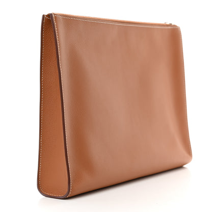 Hermes Evercolor Zipengo GM Toiletry Pouch Gold 3 of 8