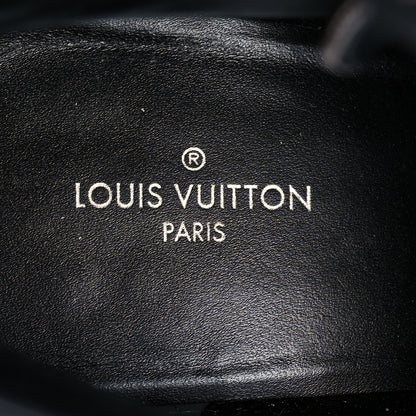 Louis Vuitton Patent Calfskin Monogram Star Trail Ankle Boots 37.5 Black 7 of 11