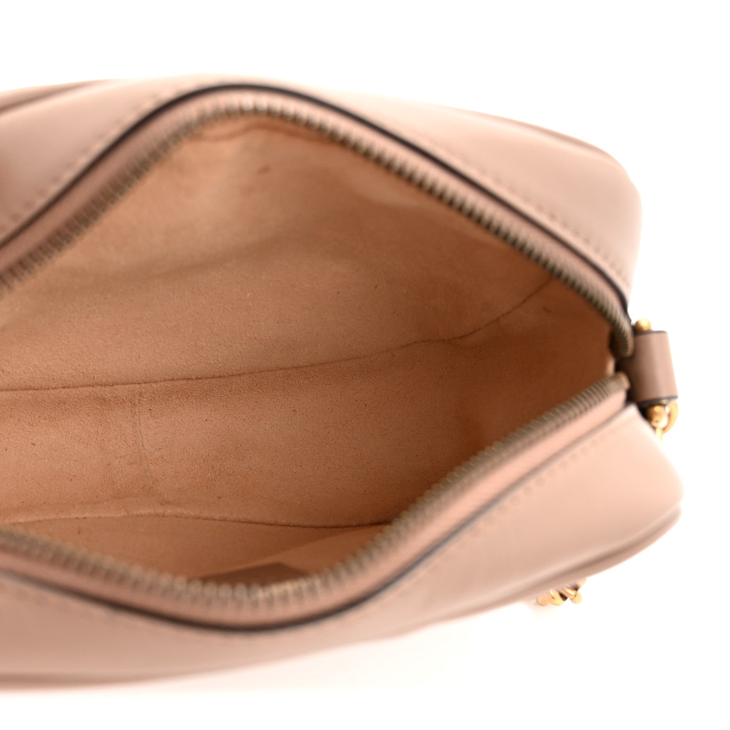Gucci Calfskin Matelasse Mini GG Marmont Chain Shoulder Bag Porcelain Rose 5 of 12