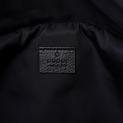 Gucci Nylon 80s Logo Patch Belt Bag Black 8 of 10
