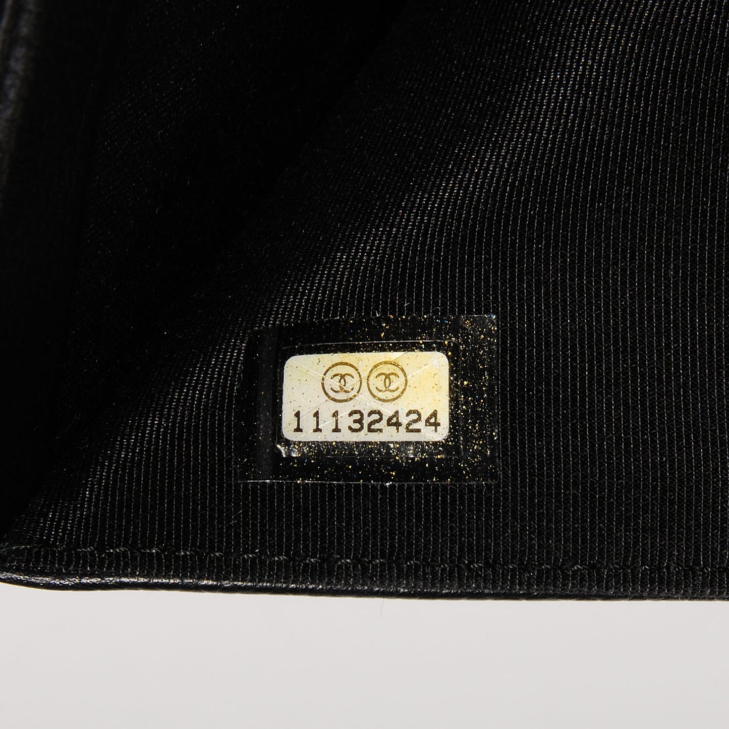 Caviar Quilted Large Flap Wallet Black