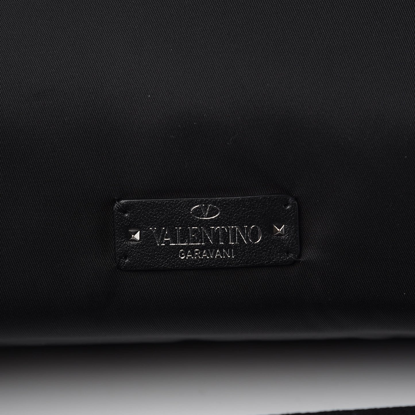 Nylon VLTN Messenger Bag Black