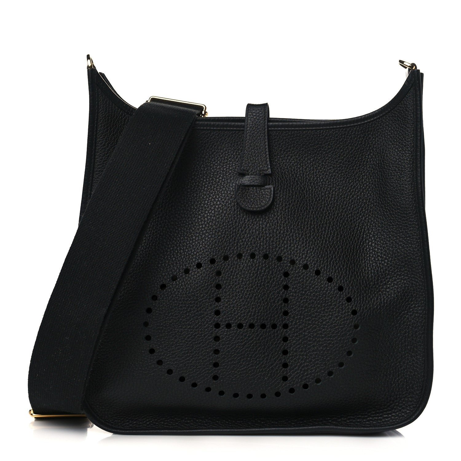 Hermes Taurillon Clemence Evelyne III GM Black 1 of 7