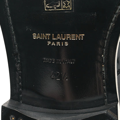 Saint Laurent Calfskin Army 20 Mens Chelsea Boots 42.5 Black 7 of 9
