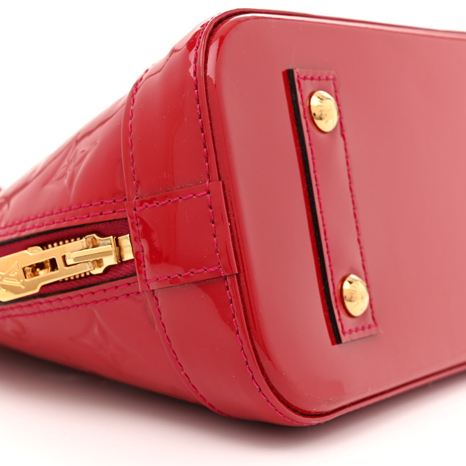 Louis Vuitton Vernis Alma BB Rose Indien 9 of 11