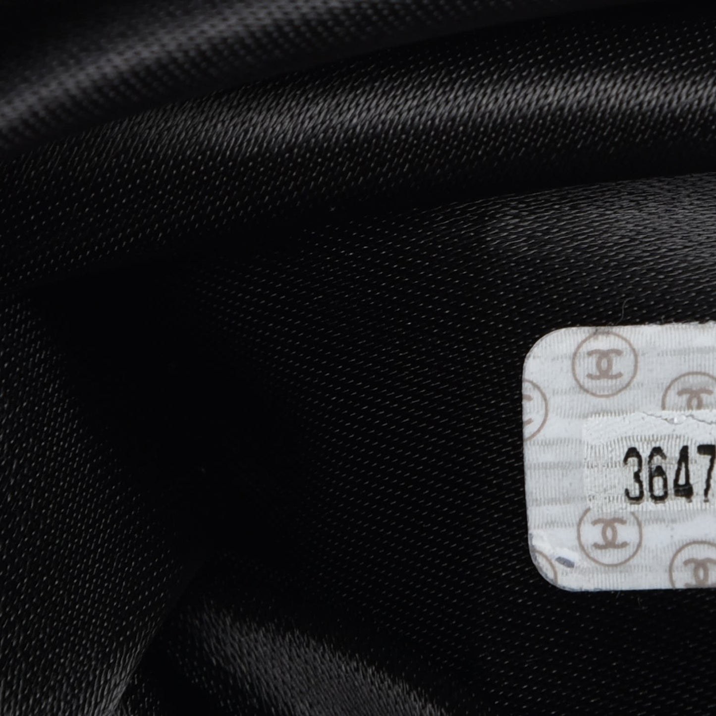 Patent CC Shoulder Bag Black