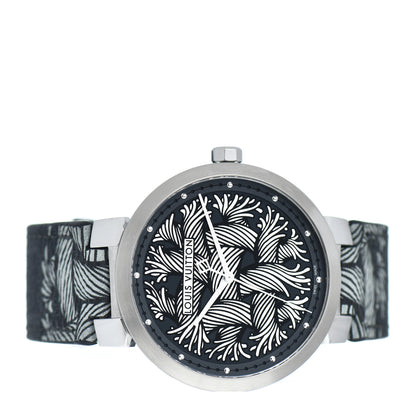 Louis Vuitton Stainless Steel Damier Graphite 39mm Rope Quartz Watch 2 of 5
