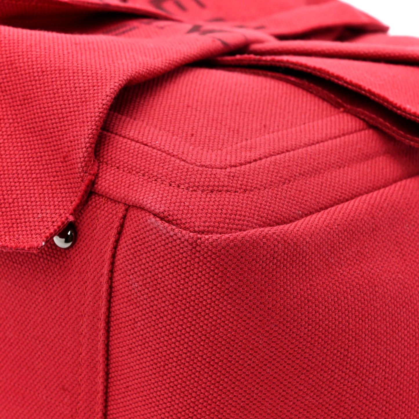Canvas Atelier 02 Bow Edition Small Tote Bag Red
